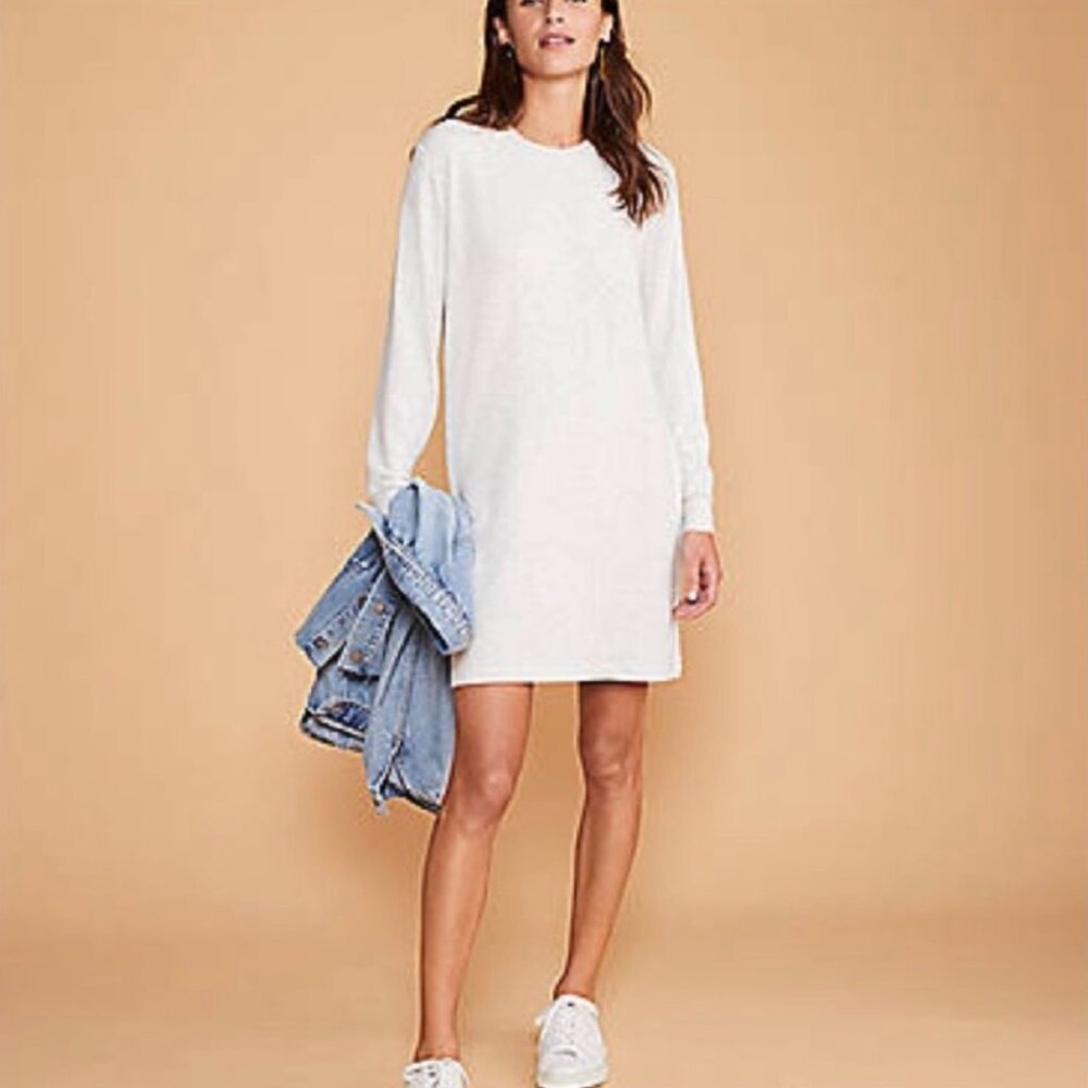 Lou & Grey Heathered Cozy Cotton Mini Dress